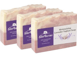 The Soap Factory Tüm Cilt Tipleri İÇin Lavanta Katı Sabun 3x110 gr