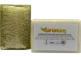 Ürünüm Şifalı Bitkiler Kabak Lifli-Keçi Sütlü-Zeytinyağlı Katı Sabun 100 gr