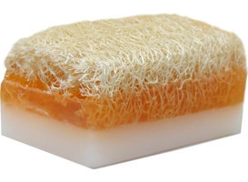 Sabuncu Turgut Bey Doğal Kabak Lifli Ballı-Kabak Lifli Katı Sabun 125 gr