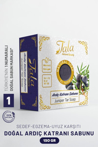 Tala Doğal Ardıç Katranı-Mantar Katı Sabun 150 gr