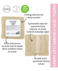 Ravenna Doğal Kabak Lifli Kabak Lifli Katı Sabun 100 gr