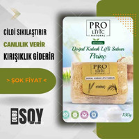 Pro Lific Natural Doğal Kabak Lifli Kabak Lifli-Pirinç Katı Sabun 130 gr
