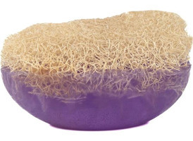 Teos Soap Doğal El Yapımı Kabak Lifli-Lavanta Katı Sabun 175 gr
