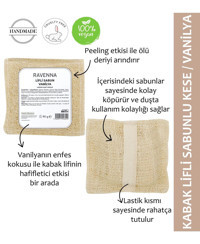 Ravenna Doğal Kabak Lifli Kabak Lifli-Vanilya Katı Sabun 100 gr
