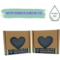 Unicuslife Aktif Karbon Aktif Karbon Katı Sabun 2x100 gr