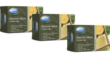 Mecitefendi Organik Portakal Katı Sabun 3x125 gr