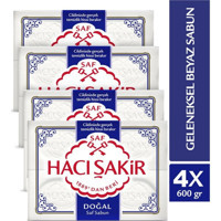Hacı Şakir Doğal Beyaz Katı Sabun16x150 gr