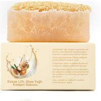 Let'Scrub Doğal Kabak Lifli Kabak Lifli-Shea Yağı Katı Sabun 130 gr