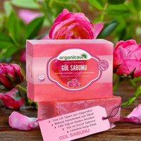 Organicsun Doğal Gül Katı Sabun 140 gr