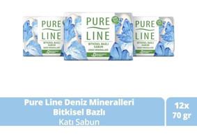 Pure Line Bitkisel Deniz Mineralleri Katı Sabun 70 gr