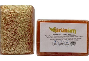 Ürünüm Şifalı Bitkiler Gliserinli-Kabak Lifli-Portakal Katı Sabun 100 gr