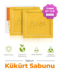 Aizen Kükürtlü Katı Sabun 2x150 gr
