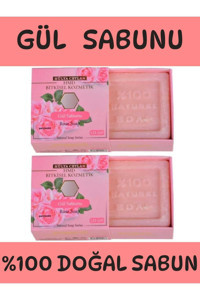 Hmd Bitkisel Kozmetik Doğal Gül Katı Sabun 2x125 gr
