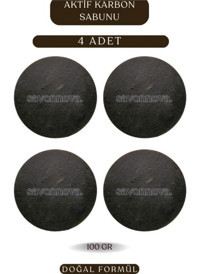 Savonnova Aktif Karbon Aktif Karbon Katı Sabun 4x100 gr