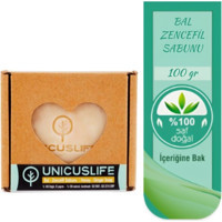 Unicuslife El Yapımı Bal-Zencefil Katı Sabun 100 gr