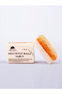 Sabun Filozofu Ballı-Kabak Lifli-Keçi Sütlü Katı Sabun 120 gr