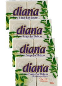Diana Beyaz Katı Sabun Katı Sabun 4x800 gr