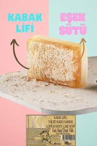 Ikt Doğal Kabak Lifli Katı Sabun 100 gr