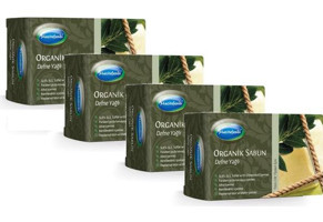 Mecitefendi Organik Defne Katı Sabun 4x125 gr