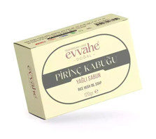 Evvahe Doğal Doğal Pirinç Katı Sabun 120 gr
