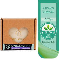 Unicuslife Doğal El Yapımı Lavanta Katı Sabun 100 gr