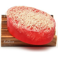 Kaldeon Doğal El Yapımı Kabak Lifli-Kantaron Yağı Katı Sabun 120 gr