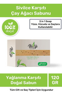 İlla Life Akne Karşıtı Çay Ağacı Yağı Katı Sabun 120 gr