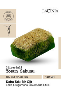 Lacinia Doğal Kabak Lifli Kabak Lifli-Yosun Katı Sabun 130 gr