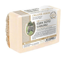 Organik Hekim Doğal Organik Eşek Sütü-Kabak Lifli Katı Sabun 120 gr