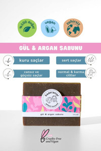Badecanlar Argan-Gül Katı Sabun 100 gr