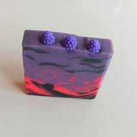 Mellow Handmade Doğal El Yapımı Böğürtlen-Pirinç Katı Sabun 115 gr