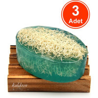 Kaldeon Doğal El Yapımı Kabak Lifli-Okyanus Katı Sabun 3x120 gr