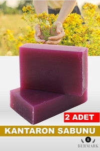 Bermark Bitkisel Vegan Gliserinli-Kantaron Katı Sabun 2x100 gr
