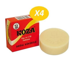 Koza Kükürtlü Katı Sabun 4x105 gr