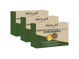 Dermokil Doğal Kenevir Tohumu Katı Sabun 3x100 gr