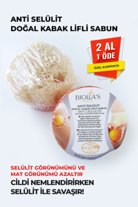Biolea's Anti Selülit Kabak Lifli Katı Sabun 135 gr
