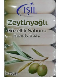 Işıl Zeytinyağlı Katı Sabun 5x75 gr