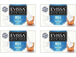 Evissa Süt Katı Sabun 4x150 gr