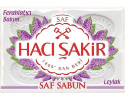 Hacı Şakir Beyaz Katı Sabun-Leylak Katı Sabun 600 gr