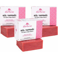 The Soap Factory El Yapımı Vegan Gül-Klasik Katı Sabun 3x110 gr