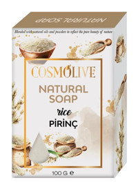 Cosmolive Sivilce Karşıtı Pirinç Katı Sabun 100 gr