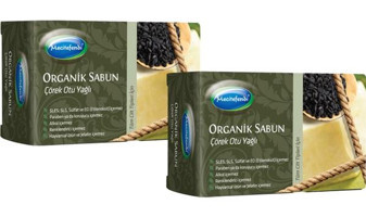 Mecitefendi Organik Çörek Otlu Katı Sabun 2x125 gr