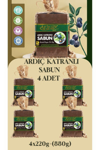 Akiksir Adrıç Katran Katı Sabun 4x220 gr