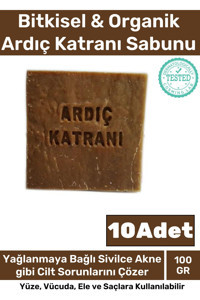 Carlburn Bitkisel Vegan Ardıç Katranı Katı Sabun 10x100 gr