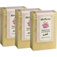 The Soap Factory Gliserinli-Orkide Katı Sabun 3x100 gr