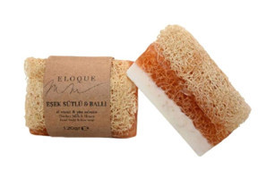 Eloque Doğal El Yapımı Ballı-Gliserinli-Kabak Lifli Katı Sabun 120 gr