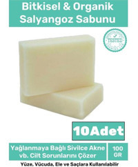 Carlburn Doğal Salyangoz Özlü Katı Sabun 10x100 gr