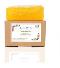 Agon El Yapımı Doğal Kabak Lifli-Limon Katı Sabun 120 gr