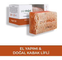 Sinoz Doğal Kabak Lifli Argan Yağı-Kabak Lifli Katı Sabun 130 gr