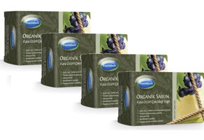 Mecitefendi Organik Kara Üzüm Özlü Katı Sabun 4x125 gr